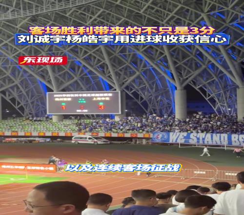 不只是3分劉誠(chéng)宇楊皓宇用進(jìn)球收獲信心，對(duì)申花而言有更大的意義