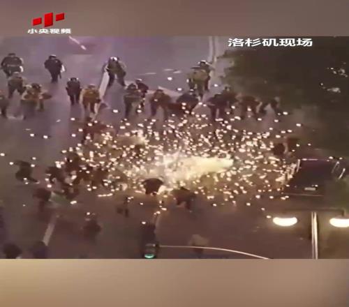 洛杉矶暴乱再升级还好休赛期,不然湖人快船主场比赛怎么打