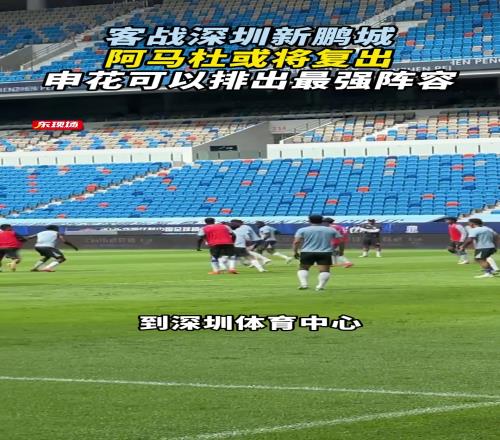 申花客战深圳新鹏城,阿马杜或将复出,申花可排出最强阵容