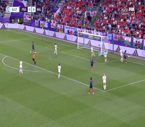 【集锦】女足欧洲杯马特奥传射马伊里破门法国41威尔士