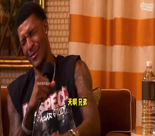 小賈巴里：阿門身體素質(zhì)太炸裂！不用屈膝蓄力，就能用頭碰籃筐！