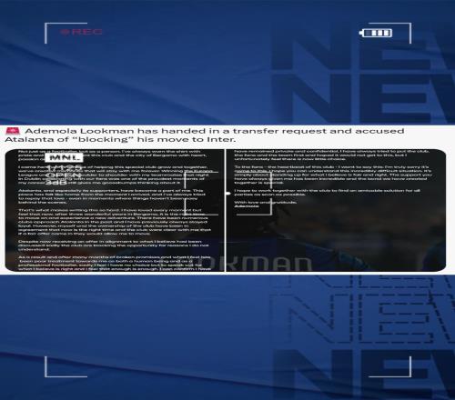 儿纯梦!卢克曼社媒指责亚特兰大阻止自己转会国米