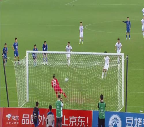 神勇!宿迁队门将陆天宇飞身扑出无锡队点球,比分仍为01
