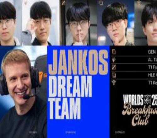 大伙儿觉得客观吗Jankos本届S赛梦之队:Kiin、Tarzan、Faker、Viper、Keria