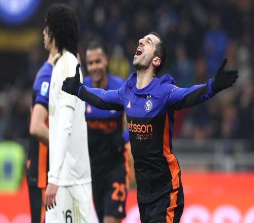 意天空：国米愿意续约姆希塔良，，，，，，，，但只会提供一年条约