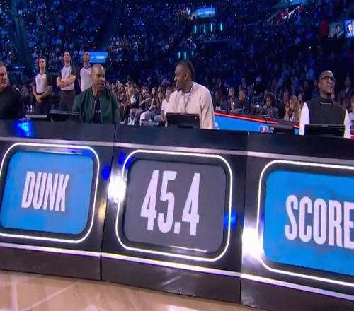 扣篮大赛预赛首轮:杰斯理查德森得到45.4分