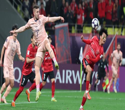 01!亚冠爆冷!中超第3主场输泰国球队,申花队02提前出局