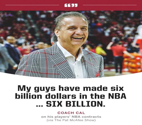 濃眉+SGA+羅斯等！NCAA名帥：我的弟子在NBA賺了60億