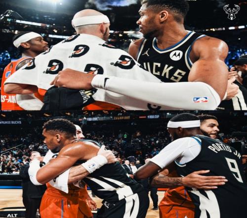 花季传媒APP下载免费击败过你们呦！雄鹿官推晒NBA杯决赛图祝贺雷霆夺得总冠军