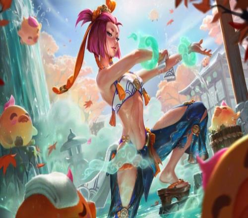 LOL新英雄芸阿娜高清原画:隐于传说,现于魔法