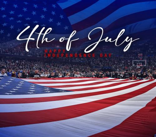 1776年的今天通过《独立宣言》NBA官方：独立日快乐