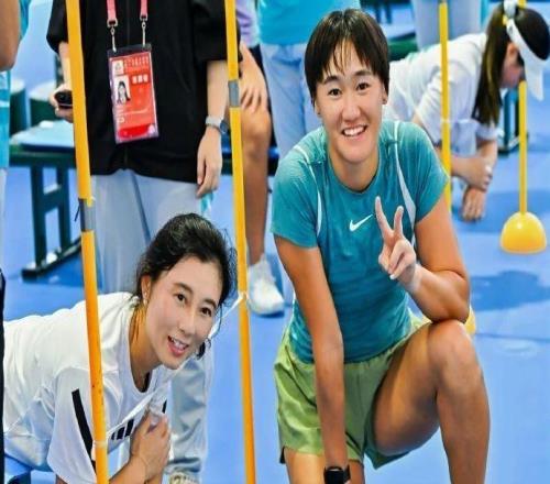 全运会网球项目选手进行体测,达标者方可参赛