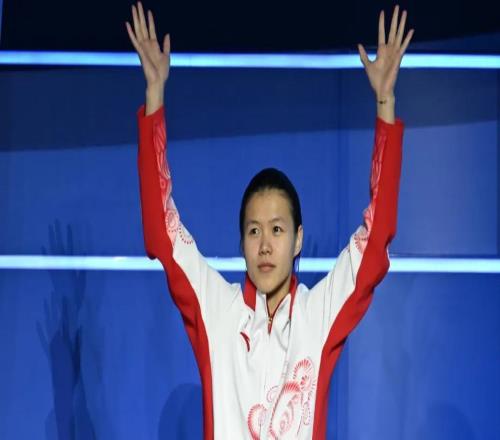 全運會女子3米跳板冠軍花落廣東隊林珊