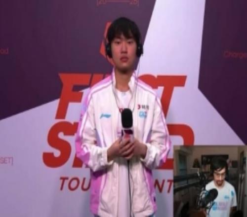 knight：我们来到这里没有和GEN训练过训练时间比较少就打过几盘