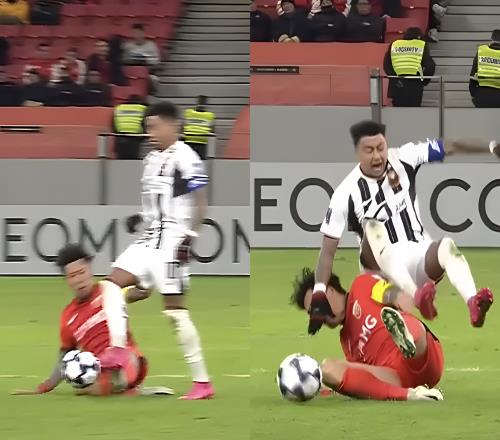 外媒：林加德遭兇鏟+面暴，海港再演功夫足球！中超冠軍顏面盡失