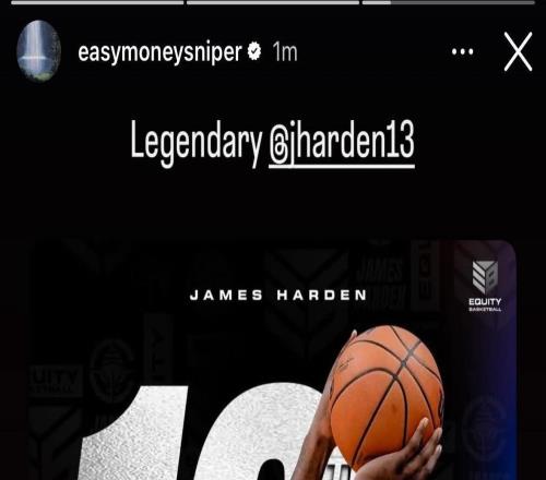 會(huì)重聚嗎杜蘭特祝賀哈登躋身總得分榜前十，后者有愛回復(fù)