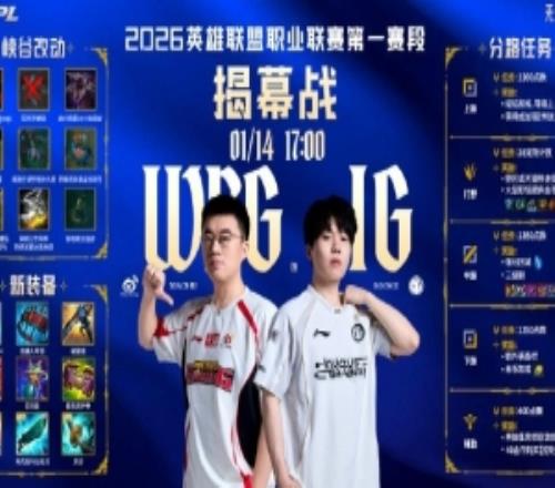 LPL揭幕戰海報：WBG和IG整裝待發，誰拔得頭籌贏下開門紅