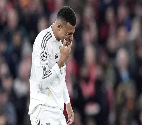 姆巴佩生涯4次對陣利物浦1勝3負，4場比賽僅打進1球