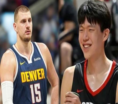 今日有望對位NBA“模版”！楊瀚森和約基奇賽前同框熱身引關(guān)注