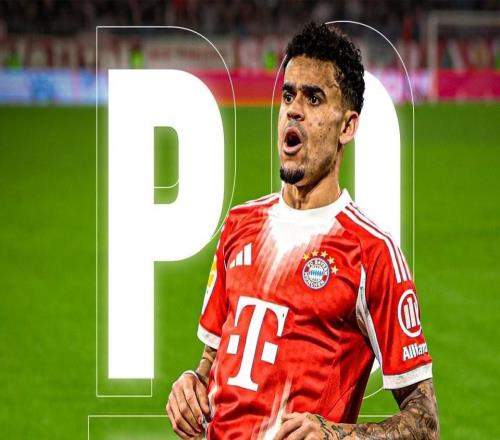 5場4球1助攻，拜仁官方：迪亞斯當(dāng)選為球隊(duì)11月最佳球員