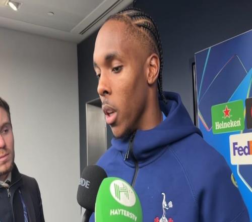 特尔：很高兴完成在热刺的欧冠首秀孙兴慜就像我的大哥一样