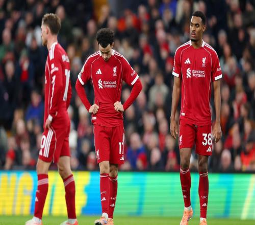 輸麻了，利物浦慘敗給森林之后已經(jīng)跌至英超積分榜下半?yún)^(qū)