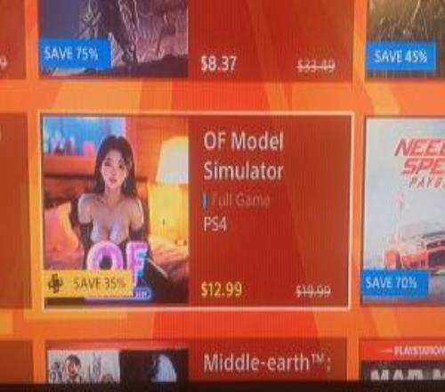 PS商店出現AI游戲！扮演OnlyFans模特名利雙收