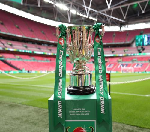 英联杯决赛对阵:3月22日阿森纳vs曼城