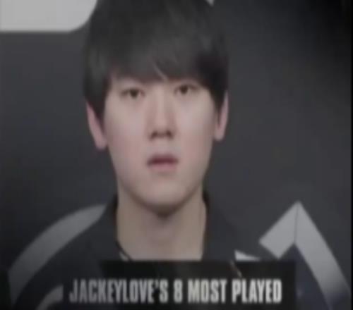 JackeyLove生涯出場(chǎng)數(shù)前八的英雄：韋魯斯、EZ、卡莎、霞位列前四