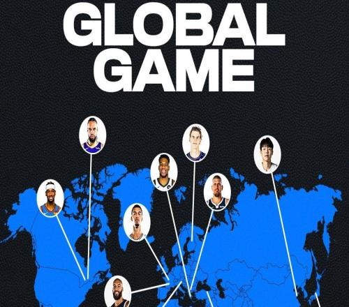 NBA國際球員分布情況：中國、日本均僅一人，加拿大、法國遙遙領先