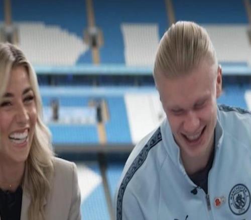 哈兰德:2分56秒戴帽不会再发生,单赛季36球比较容易打破