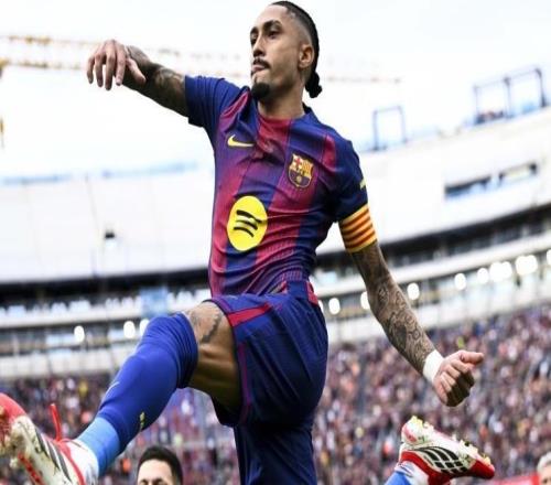 世体:拉菲尼亚在赛季末强势爆发,他具备角逐金球奖的实力