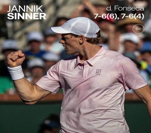 辛纳惊魂时刻险些被丰塞卡导弹式扣杀击中受伤，网友称太疯狂了