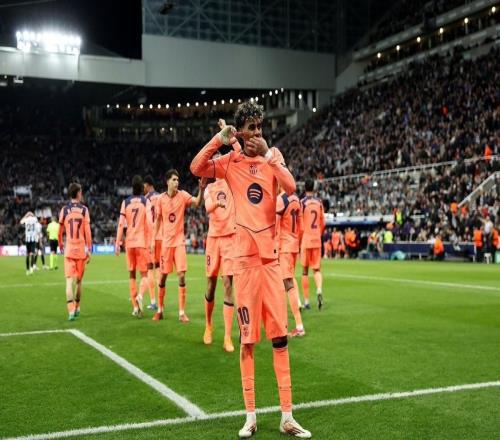 受限制,亚马尔职业生涯首次在首发的比赛中没有尝试过人