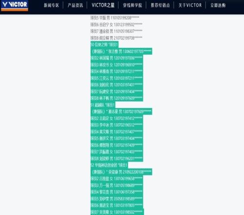 “百度人名大全”闹剧发酵:“张吉惟”等组队打羽毛球,还配身份证号