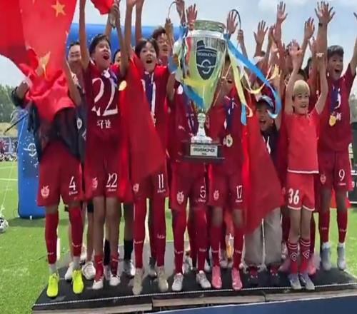 中国足球小将意杯赛夺冠:7战全胜捧杯5球狂胜哥本哈根!灭埃弗顿