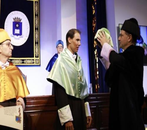 納達爾獲馬德裏理工大學榮譽博士學位