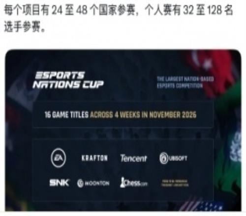 外媒報(bào)道：沙特電競(jìng)國(guó)家杯11月舉行，16個(gè)項(xiàng)目，拳頭暫時(shí)還沒(méi)加入，但騰訊在列