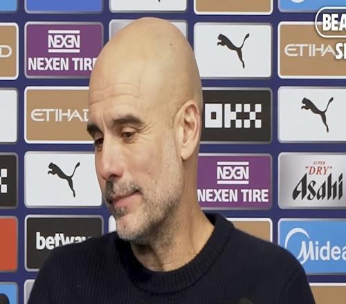 瓜帅:让B席上场对我的健康有好处我觉得鲍勃想离开曼城