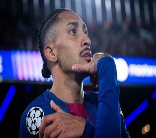 2球2助,拉菲尼亚当选巴萨vs纽卡全场最佳球员