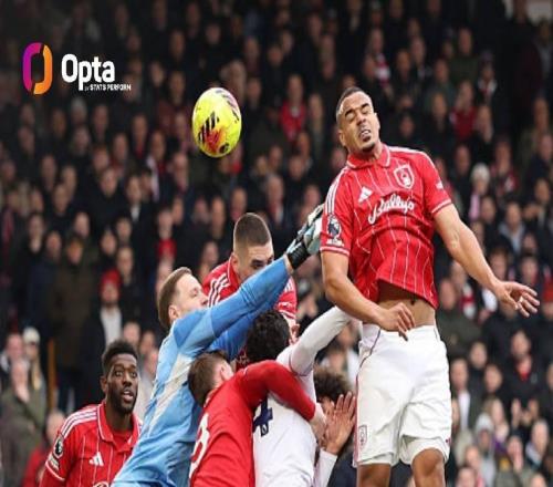 本赛季英超已通过界外球打入28球,追平过去两个赛季之和