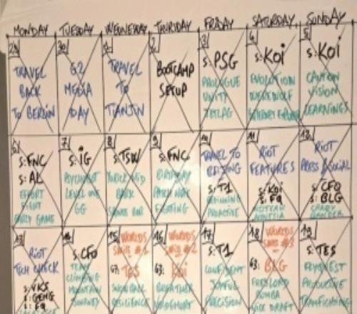 G2经理公布S15训练赛成绩:打iG仅取得1胜6负打T1和KT胜多负少