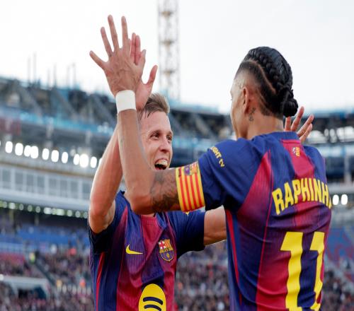 对阵阿拉维斯双响,奥尔莫时隔超过一年再次梅开二度