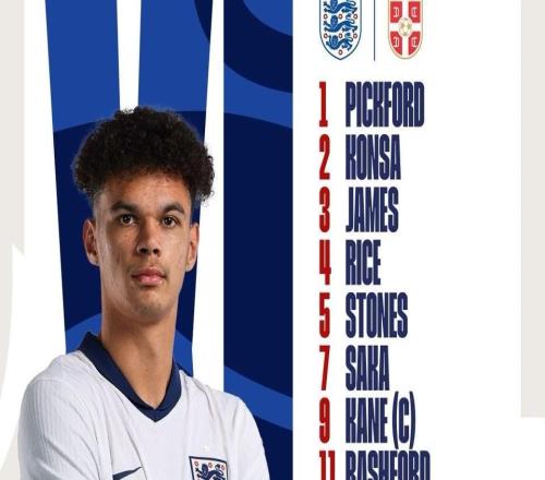 首发出战世预赛,曼城20岁后卫奥赖利英格兰英格兰队首秀