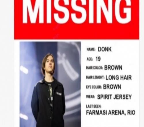 Vitality官媒赛中发推“寻人”：donk去哪了