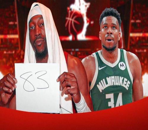 惺惺相惜,字母哥回击批评热火队阿德巴约砍下83分的黑粉