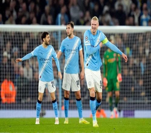 哈蘭德連續(xù)5場歐冠取得進球，成曼城隊史第一人