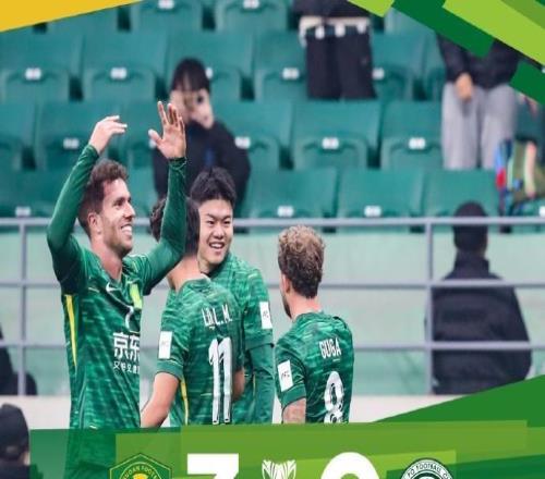 亚冠二级联赛小组赛第4轮比赛,北京国安主场3比0战胜大埔