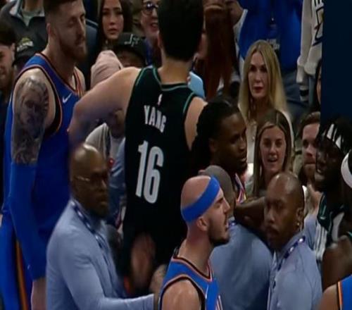 杨瀚森迎来NBA生涯首个三分,以26分生涯总得分超越周琦!赛场劝架被赞“情绪稳定”