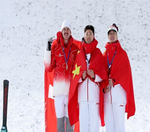 金牌夫婦！王心迪132.6分奪冠，攜手徐夢桃創神跡，激動跪地慶祝